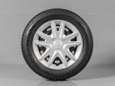 FORD FIESTA, H1BC-1015-AA, 195/60 R15, 4x108, SENZORY, ORIGINÁLNÍ OCELOVÁ CELOROČNÍ SADA