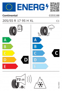 CONTINENTAL CONTI WINTER CONTACT TS 830P 205/55 R17 95H 4019238004748 ZIMNÍ PNEUMATIKY