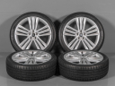 ŠKODA SCALA, 657601025F, 654071498M 8Z8, 205/45 R18, ROZTEČ 5x100, ORIGINÁLNÍ LETNÍ SADA ALU KOLA SIRIUS