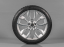 ŠKODA KAROQ 4x4, 57A601025G, 57A071499A 8Z8, 225/45 R19 5x112, ORIGINÁLNÍ LETNÍ ALU SADA CRATER