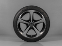 MERCEDES C-CLASS A2054014600 245/40 R18 ET44 + A2054014700 225/45 R18 ET56 ORIGINÁLNÍ ZIMNÍ DVOUROZMĚRNÁ ALU SADA