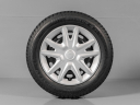 FORD FIESTA, H1BC-1015-AA, 195/60 R15, 4x108, SENZORY, ORIGINÁLNÍ OCELOVÁ CELOROČNÍ SADA