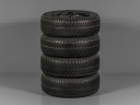 ŠKODA RAPID, FABIA, 60U601025D/E, 195/55 R16, 5x100, NOVÁ ORIGINÁLNÍ ZIMNÍ ALU SADA