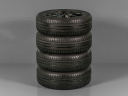 ŠKODA RAPID, 60U601025D/E, 195/55 R16 5x100, ORIGINÁLNÍ LETNÍ DEMO ALU SADA
