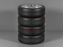 FORD FIESTA MK7, MK8, H1BC-1007-E1A, 205/40 R18 4x108, ČIDLA, ORIGINÁLNÍ LETNÍ ALU SADA