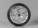 FORD FIESTA MK7, K1BJ-A1A, 205/45 R17, 5x108, ORIGINÁLNÍ CELOROČNÍ ALU SADA