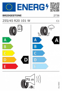 BRIDGESTONE DUEALER H/P SPORT 255/45 R20 101W 3286340273619 NOVÉ LETNÍ PNEUMATIKY