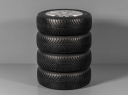 FORD FIESTA, H1BC-1015-AA, 195/60 R15, 4x108, SENZORY, ORIGINÁLNÍ OCELOVÁ CELOROČNÍ SADA