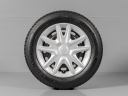 FORD FIESTA, H1BC-1015-AA, 195/60 R15, 4x108, SENZORY, ORIGINÁLNÍ OCELOVÁ CELOROČNÍ SADA