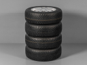 FORD FIESTA MK5, MK6 H1BC-1015-AA, 195/60 R15, 4X108, TPMS, ORIGINÁLNÍ OCELOVÁ CELOROČNÍ SADA