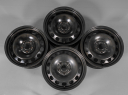 ŠKODA OCTAVIA 6,5X16 5X112 ET50 1K0601027AK/AH ORIGINÁLNÍ OCELOVÉ DISKY