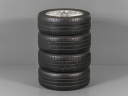 FORD FIESTA OD 2012, E1BJ-1007-AA, 195/55 R15 4x108, TPMS, ORIGINÁLNÍ LETNÍ ALU SADA