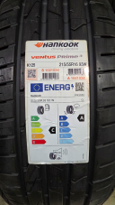 NOVÉ LETNÍ PNEUMATIKY HANKOOK 215/55 R16 93W EAN: 8808563411989