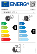 DUNLOP GRANTREK PT30 225/60 R18 100H 5452000833754  LETNÍ PNEUMATIKY