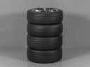 MERCEDES C-CLASS A2054014600 245/40 R18 ET44 + A2054014700 225/45 R18 ET56 ORIGINÁLNÍ ZIMNÍ DVOUROZMĚRNÁ ALU SADA