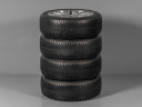 FORD ECOSPORT, GN15-H2B, 205/50 R17, 5x108, TPMS, ORIGINÁLNÍ ZIMNÍ ALU SADA