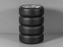 FORD FIESTA MK7, K1BJ-A1A, 205/45 R17, 5x108, ORIGINÁLNÍ CELOROČNÍ ALU SADA
