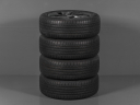 VW JETTA, GOLF 8, TOURAN, 5GM601025J, 205/55 R17 5x112, ORIGINÁLNÍ LETNÍ ALU SADA