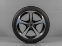 MERCEDES C-CLASS A2054014600 245/40 R18 ET44 + A2054014700 225/45 R18 ET56 ORIGINÁLNÍ ZIMNÍ DVOUROZMĚRNÁ ALU SADA