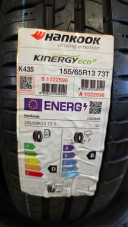 155/65 R13 73T NOVÉ LETNÍ PNEU HANKOOK, 8808563432540