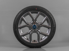 FORD FIESTA MK7 205/45 R17 4x108 N1BC-1007-EA TPMS LETNÍ ALU SADA