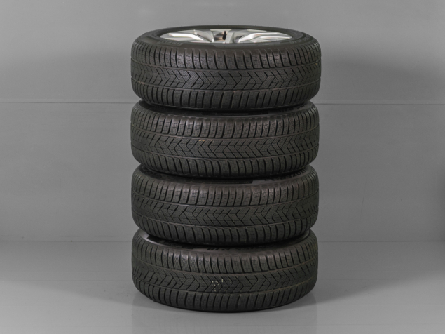 AUDI A7, 4K8601025A, 225/55 R18 5x112, ORIGINÁLNÍ DEMO ZIMNÍ ALU SADA