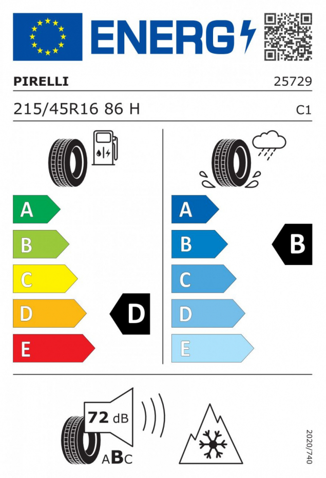 PIRELLI WINTER SOTTOZERO 3 215/45 R16 86H 8019227257298 ZIMNÍ PNEUMATIKY