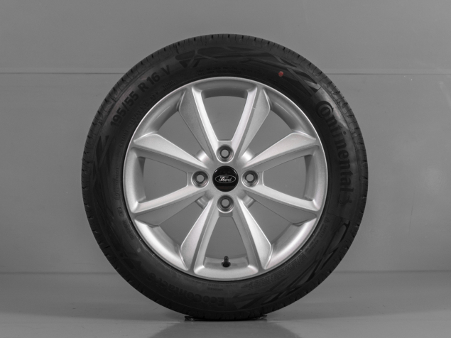 FORD FIESTA MK7 195/55 R16 4x108 TPMS LETNÍ ALU SADA