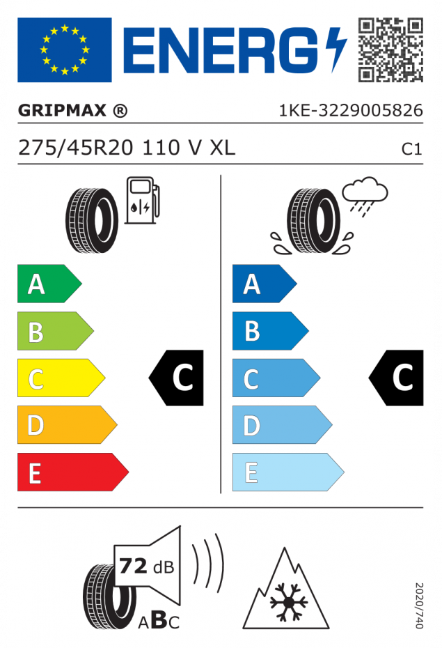 GRIPMAX STATURE M/S 275/45 R20 110V 6996779121203 ZIMNÍ PNEUMATIKY