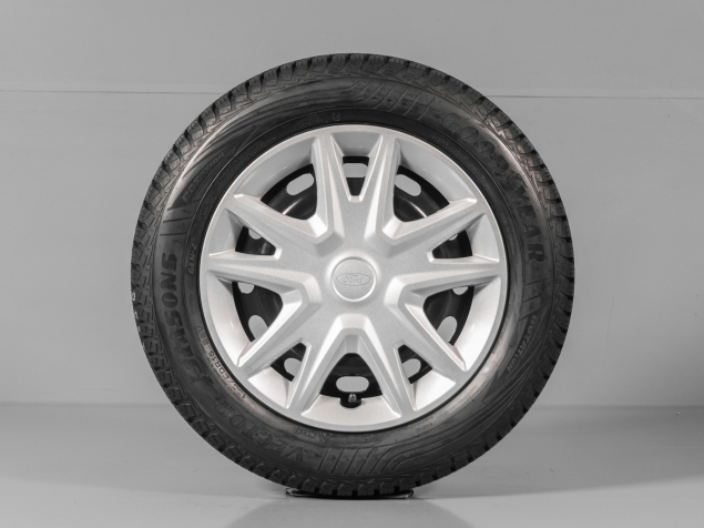 FORD FIESTA MK5, MK6 H1BC-1015-AA, 195/60 R15, 4X108, TPMS, ORIGINÁLNÍ OCELOVÁ CELOROČNÍ SADA