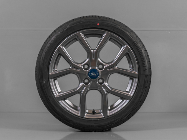 FORD FIESTA MK7 205/45 R17 4x108 N1BC-1007-EA TPMS LETNÍ ALU SADA