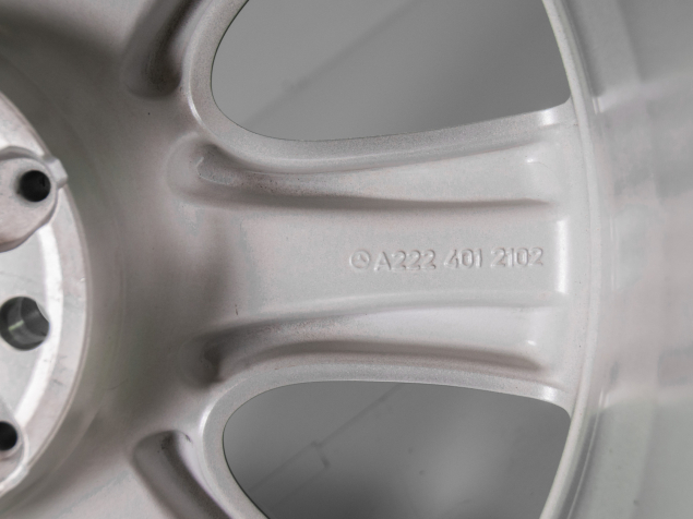 MERCEDES S-CLASS W222, A2224012102, R19, 5x112, ORIGINÁLNÍ DVOUROZMĚRNÁ ALU KOLA