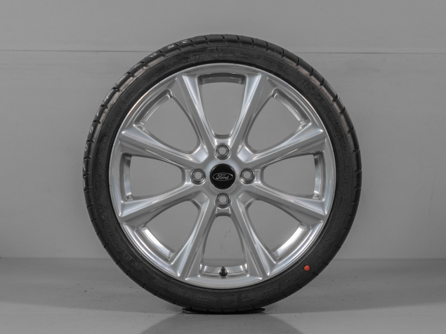 FORD FIESTA MK8, H1BC-1007-E1A, 205/40 R18 4x108, TPMS, ORIGINÁLNÍ LETNÍ ALU SADA