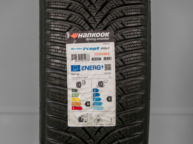 185/55 R14 80T NOVÉ ZIMNÍ PNEUMATIKY HANKOOK