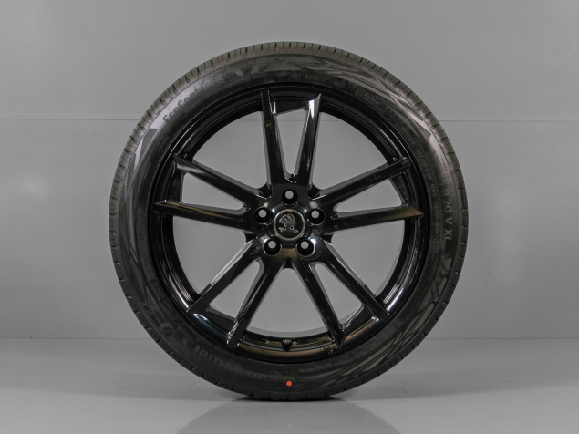 ŠKODA KODIAQ, WI220-8020, 235/45 R20 5x112, NOVÁ LETNÍ ALU SADA ČERNÁ