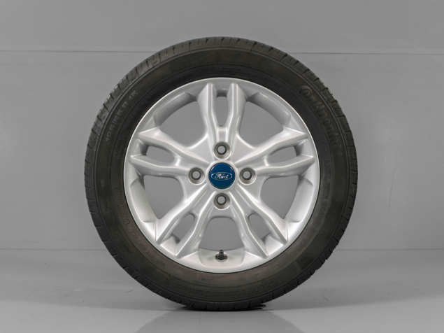 FORD FIESTA OD 2012, E1BJ-1007-AA, 195/55 R15 4x108, TPMS, ORIGINÁLNÍ LETNÍ ALU SADA