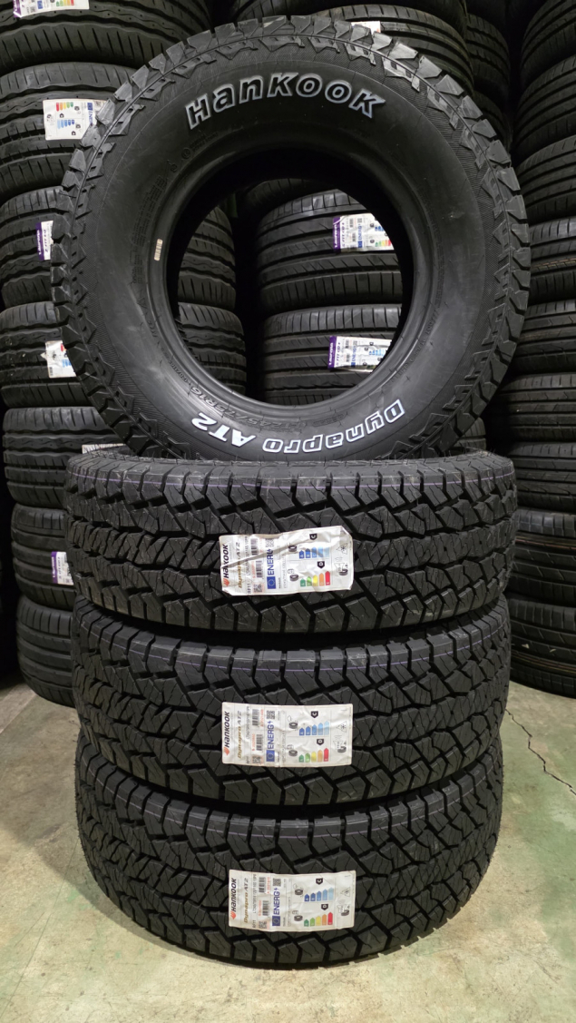 245/75 R16 120/116S LT HANKOOK DYNAPRO AT2 – NOVÉ M+S OFF-ROAD 4x4 PNEUMATIKY