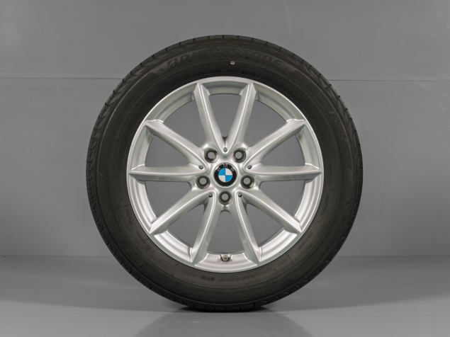BMW X1, 6856061, 225/55 R17 5x112, ORIGINÁLNÍ LETNÍ ALU SADA, TPMS