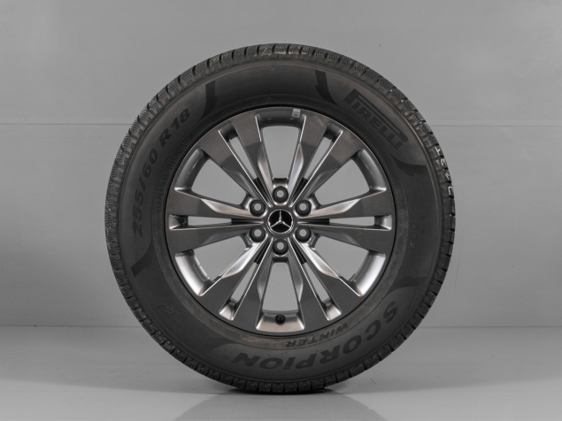 MERCEDES-BENZ X-CLASS, Q44019171004E, 255/60 R18, 6x114,3, TPMS, NOVÁ ORIGINÁLNÍ ZIMNÍ ALU SADA