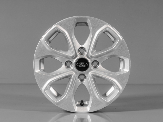 FORD FIESTA 5,5x14 4x108 ET37,5 E3B1-A2A SNÍMAČE TLAKU, ORIGINÁLNÍ DEMO ALU KOLA
