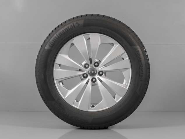 AUDI Q8, 4M8601025, 265/55 R19, ROZTEČ 5x112, ORIGINÁLNÍ ZIMNÍ ALU SADA