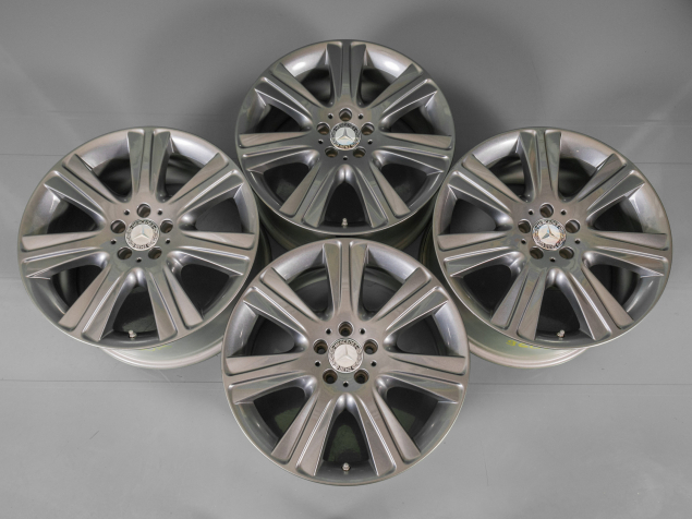 MERCEDES S-CLASS W222, A2224012102, R19, 5x112, ORIGINÁLNÍ DVOUROZMĚRNÁ ALU KOLA
