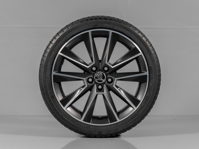 ŠKODA FABIA, RAPID, 5JJ601025, R17, 5x100, ORIGINÁLNÍ ZIMNÍ SADA
