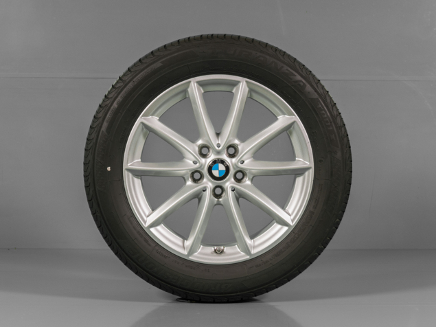BMW X1, 6856061, 225/55 R17 5x112, ORIGINÁLNÍ LETNÍ ALU SADA, TPMS