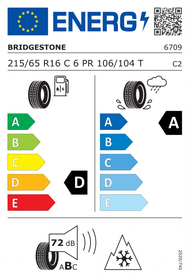 BRIDGESTONE BLIZZAK LM-18C 215/65 R16C, ZIMNÍ PNEUMATIKY POUŽITÉ