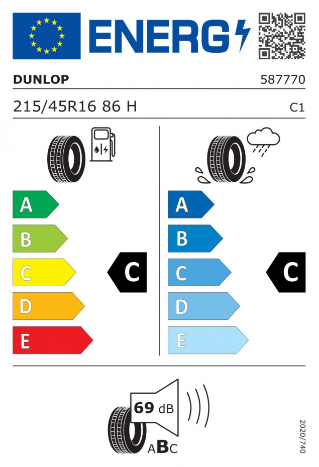 DUNLOP SPORT MAXX 215/45 86H 4038526348111 LETNÍ PNEUMATIKY