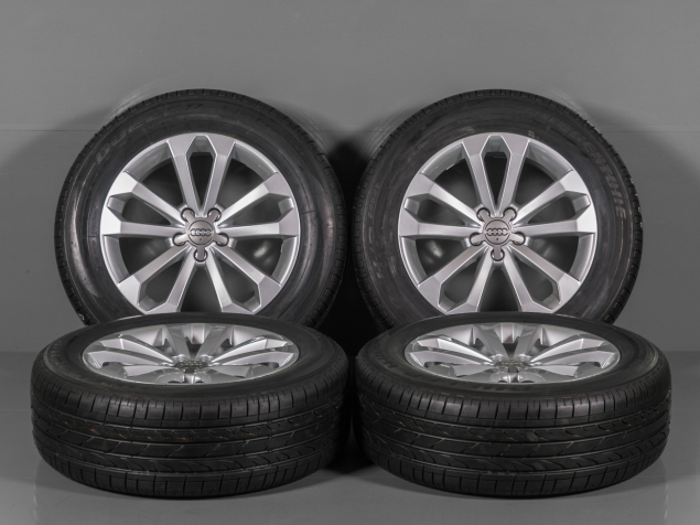 AUDI Q5 8R, 8R0 601 025 BH, 235/60 R18 5x112, ORIGINÁLNÍ LETNÍ ALU SADA