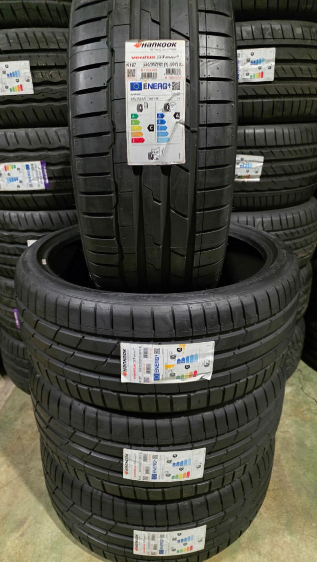 245/35 R21 (96Y) XL S1 evo³ HANKOOK NOVÉ LETNÍ PNEUMATIKY, EAN: 8808563453576