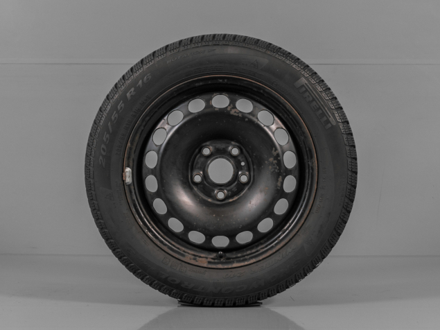 VW PASSAT, EOS ZIMNÍ SADA OCELOVÝCH KOL 205/55 R16, ROZTEČ 5x112