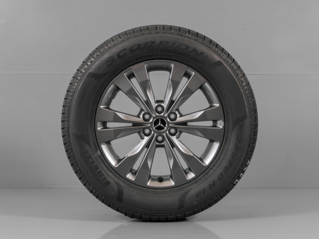 MERCEDES-BENZ X-CLASS, Q44019171004E, 255/60 R18, 6x114,3, TPMS, NOVÁ ORIGINÁLNÍ ZIMNÍ ALU SADA